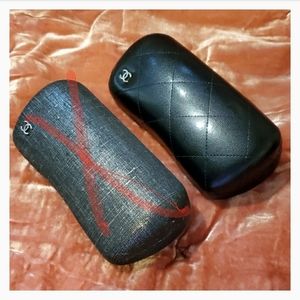 Quilted CHANEL Sunglass Case